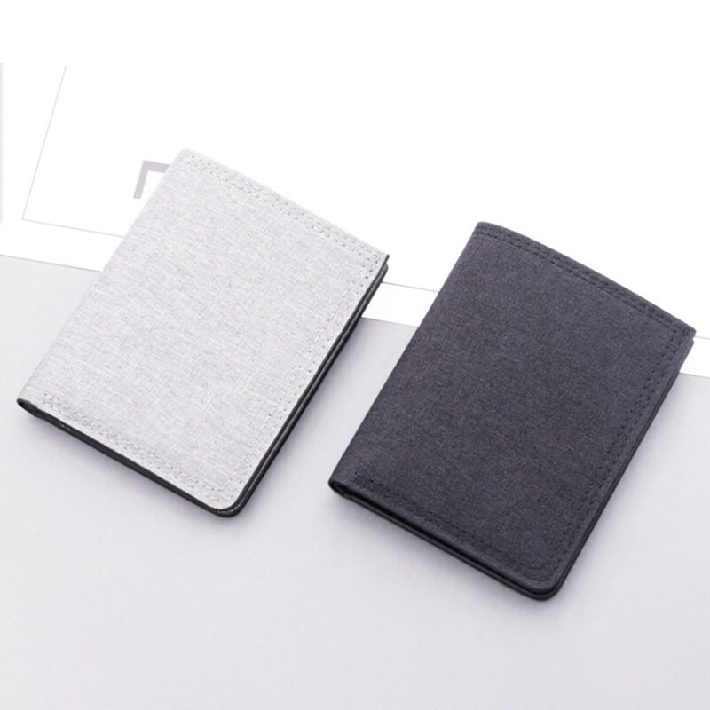 HOT Hang qiao shopHangQiao Men's New Short Wallet Multi-card Fashion Vertical Mini Snap Coin Purse Multifunctional Organ Wallet Male Zipper Wallet Coin Pocket Wallet