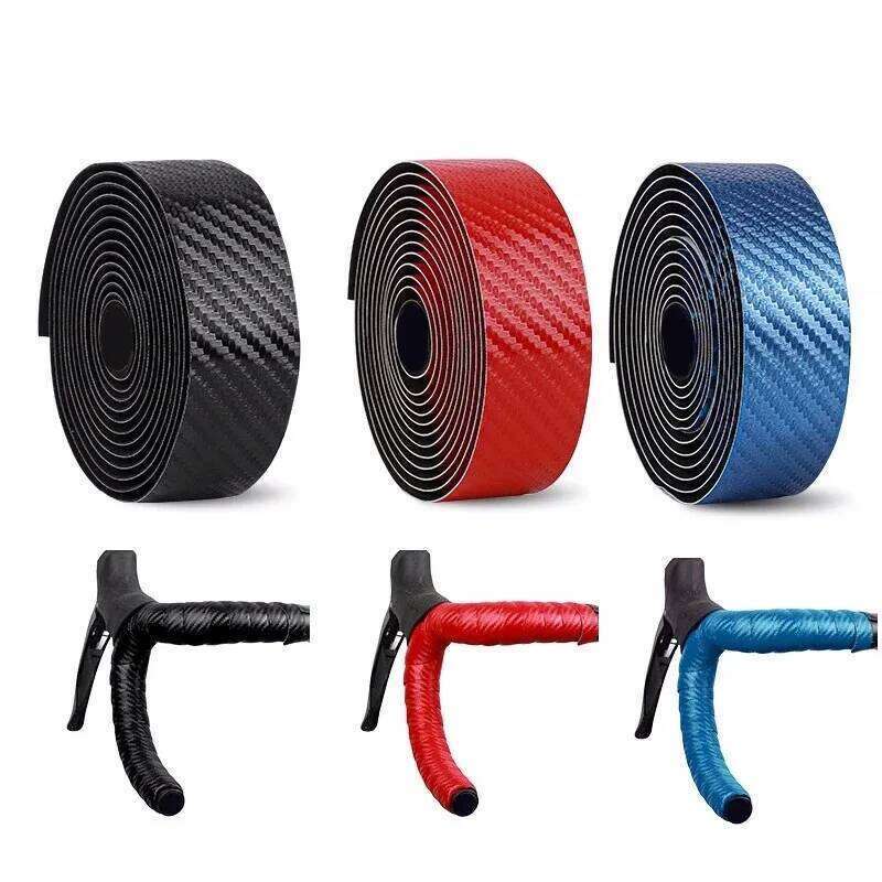 Road Bike Breathable Handlebar Tapes Non-slip EVA/PU Soft Anti-Vibration Wrap Tape Durable Bar Bartape 1Pair