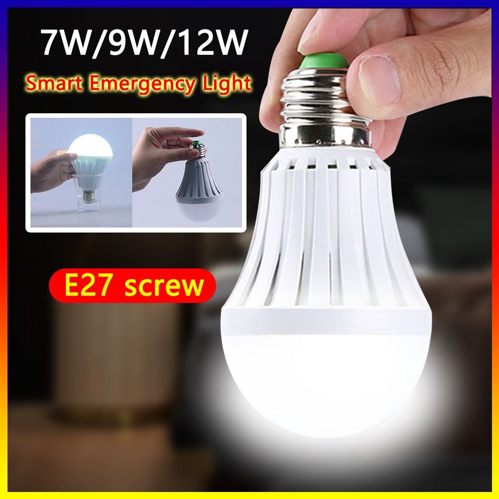 E27 Flashlight Lighting Lamp Smart Emergency Light LED Touch Light Camping Lantern Bulb LED Bulbs