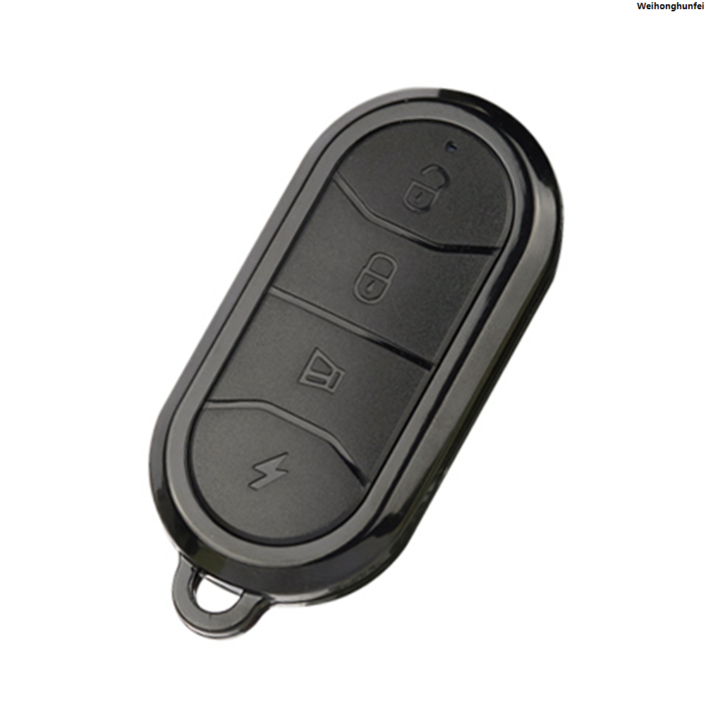 Weihonghunfei2025 New 315 MHz/433 MHz Garage Door Gate Key 4 Buttons Remote Control Key Fob Replacement Key Fob Home Security for Vehicle Car
