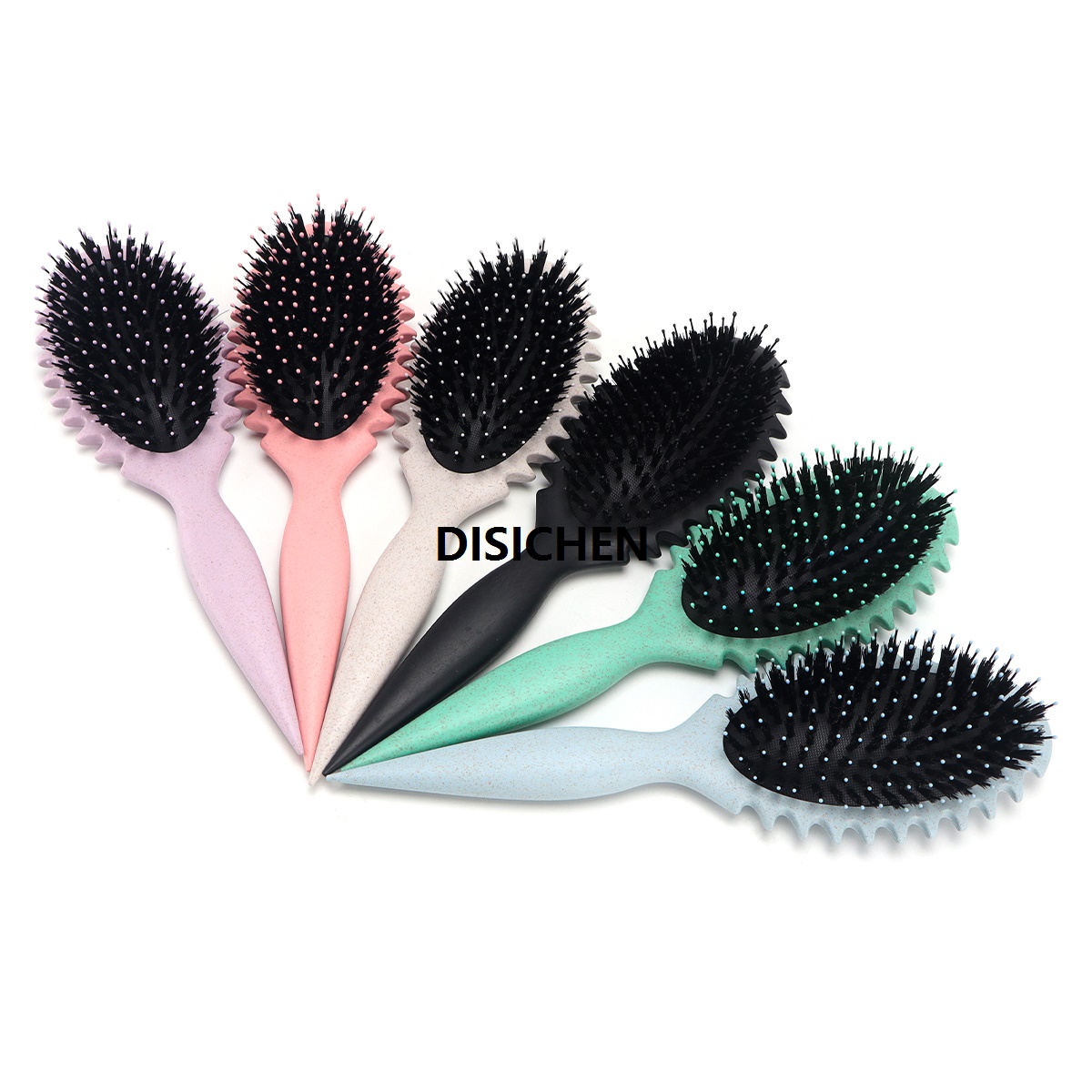 DISICHEN Salon Bouncing Curl Style Comb Women Detangling Hair Comb Pro Scalp Massager Hairbrush Barbershop Home Styling Tools Accessories Original