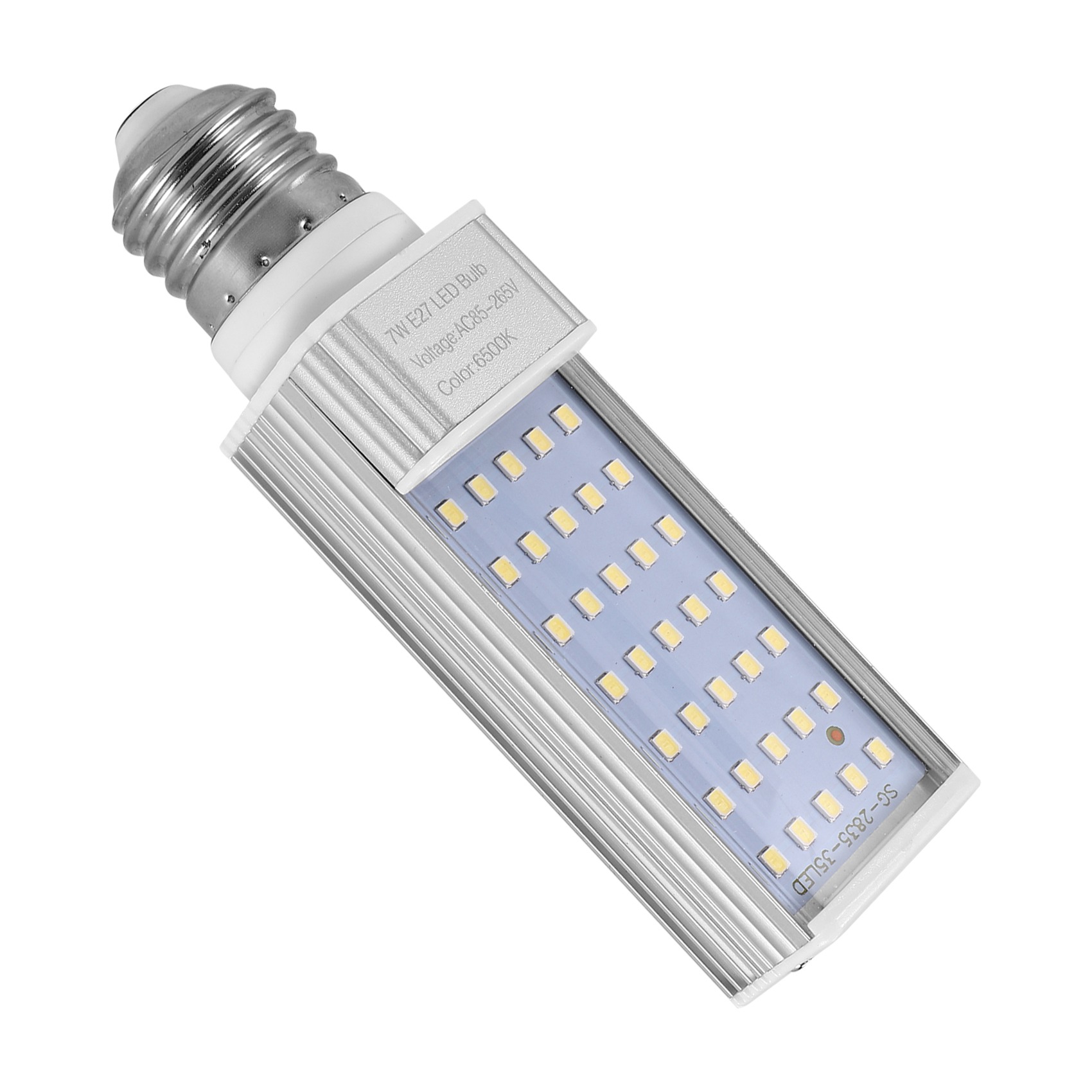 White Plant Aquarium 7W Grow Light LED Tank Fish Coral Bulb E27 Lamp