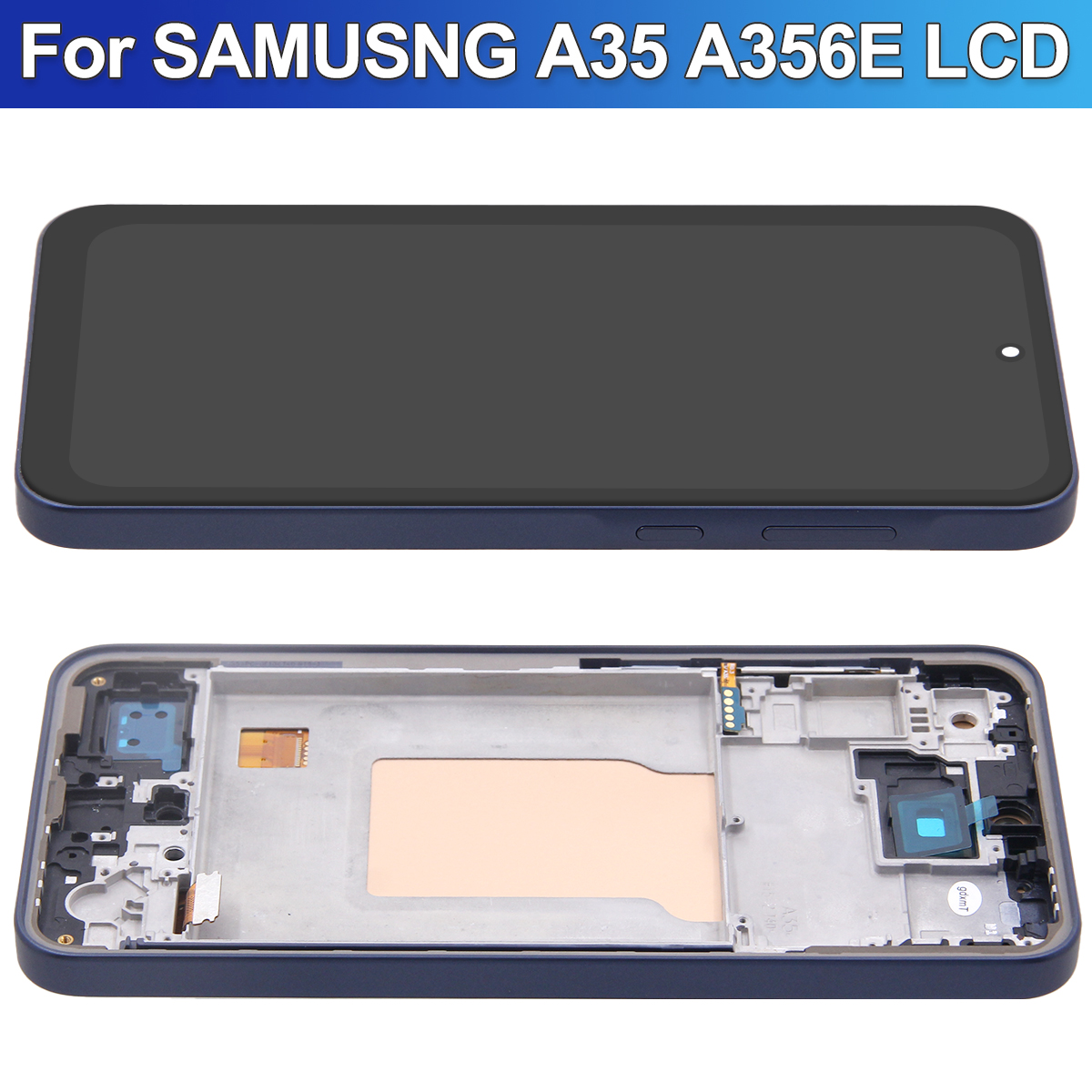 HOT AMOLED For Samsung A35 5G LCD Display Touch Screen Digitizer For Samsung A356 A356B A356E A356U LCD With Frame
