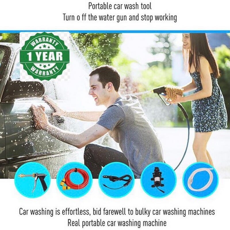 High Pressure DC Portable Car Washer set