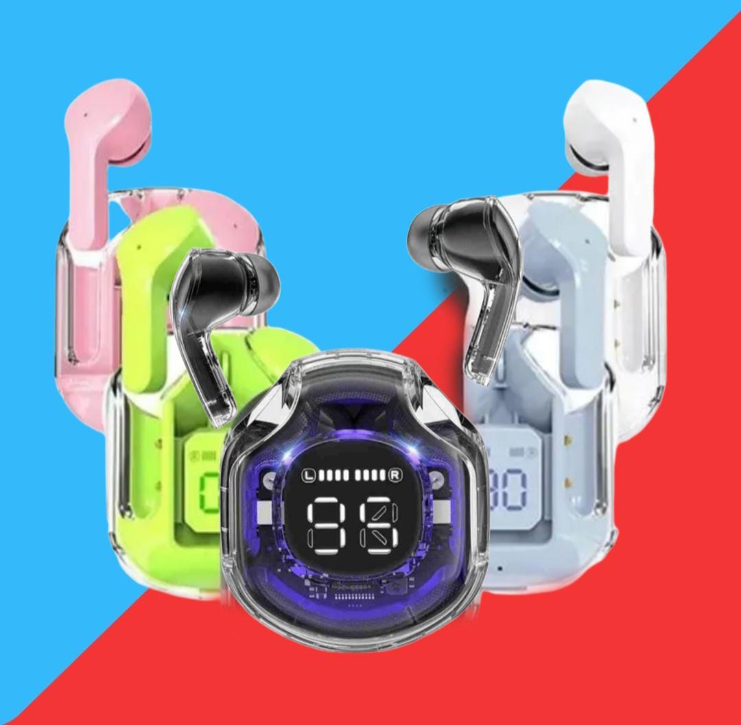 Ultra Pods Wireless Earbud Touch Control With Flash Light