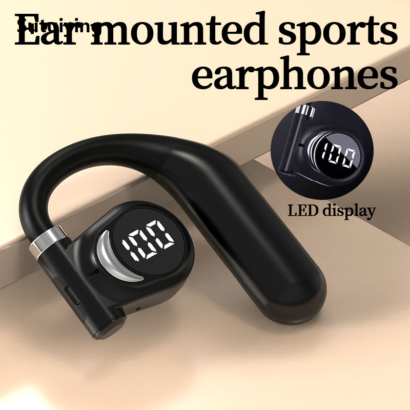Sutuiying Touch sensitive single-sided digital display Bluetooth earphones 【2025 Version】 for more comfortable wearing of Bluetooth wireless earphones