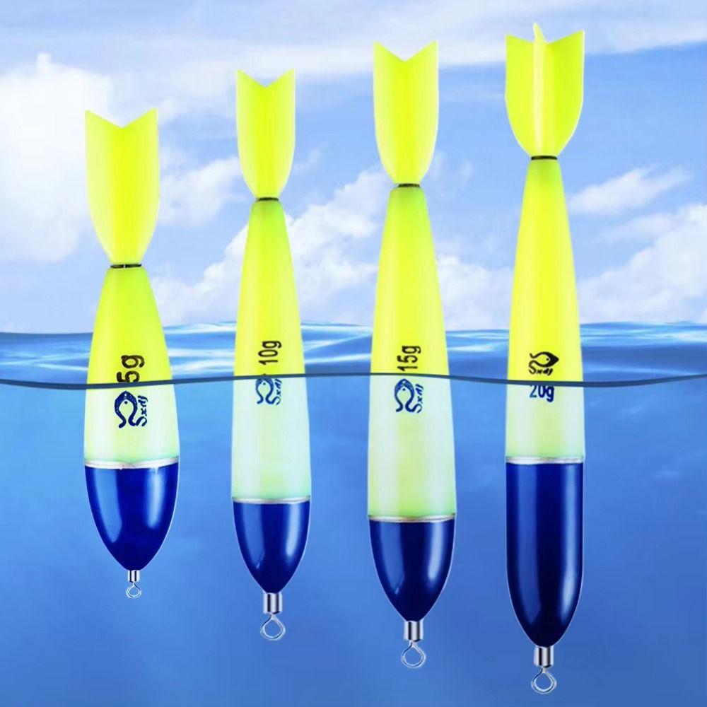 Bite Reminder Big Buoyancy Luminous Fishing Floats Composite ABS Luminous Electronic Fish Float Plastic Durable Fishing Vertical Float Crucian Carp