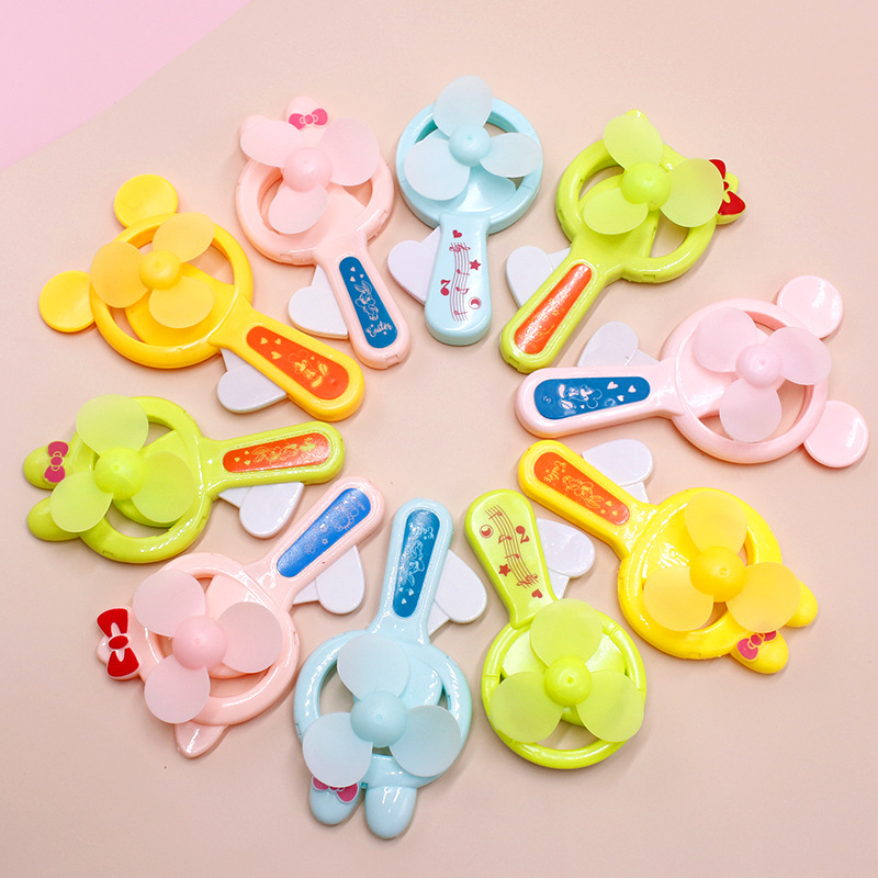 Creative Hand Pressure Fan Cartoon Handheld Portable Kids Hand Hand Small Fan Kindergarten Student Summer Small Gifts