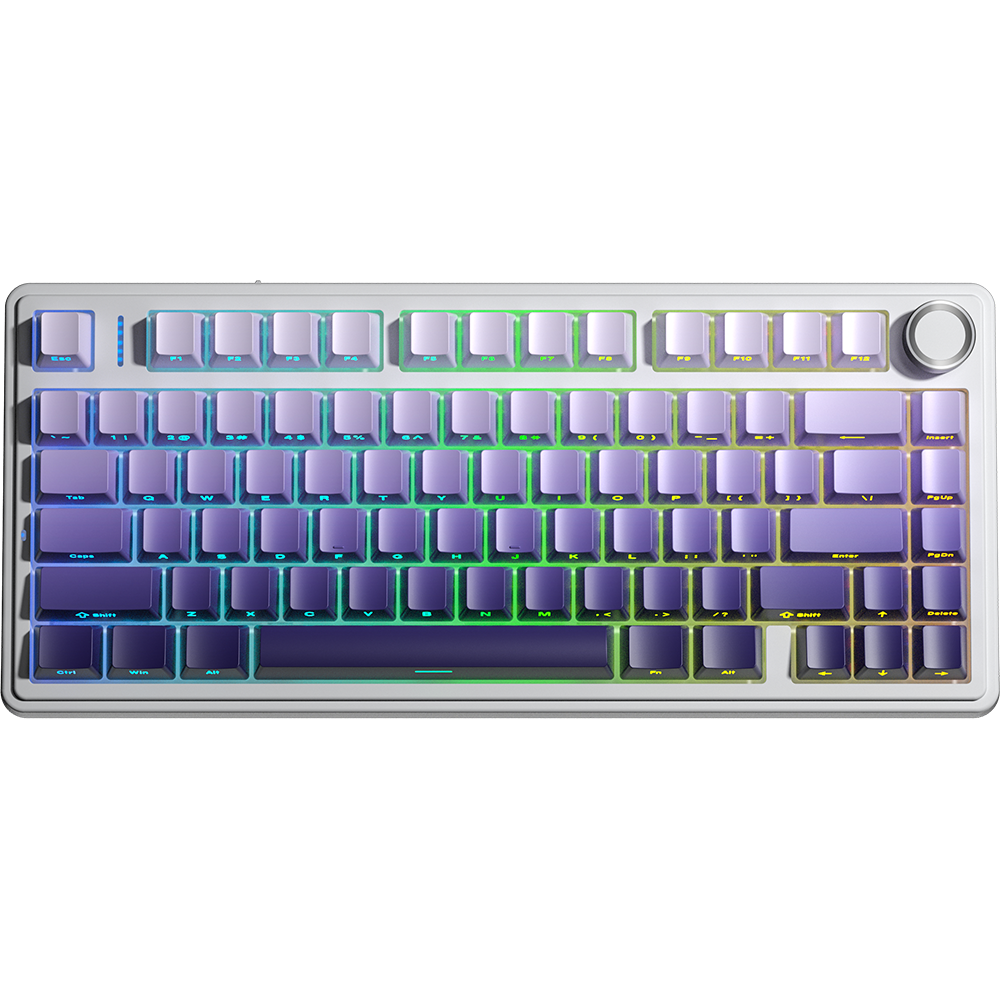 Aula F75 MAX Gradient Grey Keyboard Reaper Switch