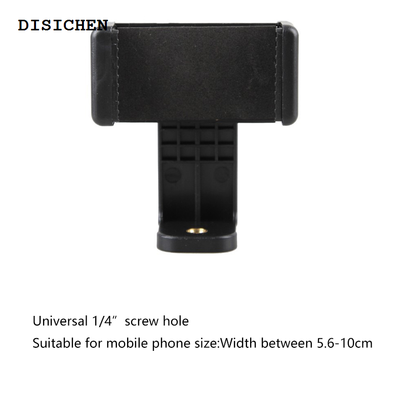 DISICHEN Luxury Rotable Mobile Phone Clip Supports Horizontal Vertical Universal 1/4 Screw Multi-directional Selfie Video Live