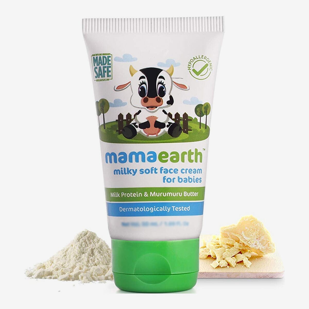 Mamaearth Milky Soft Face Cream For Babies With Milk Protein & Murumuru Butter 60 g