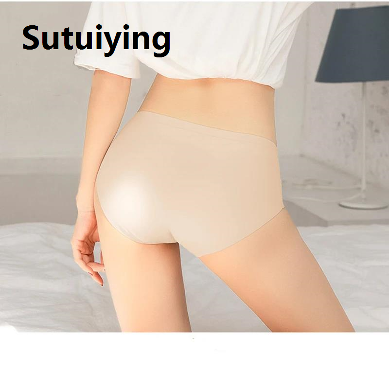Sutuiying 1PC Women's Seamless Panties Underwear Female Underpants Letter Belt Brazilian Panties Briefs Comfy Intimates Lingerie
