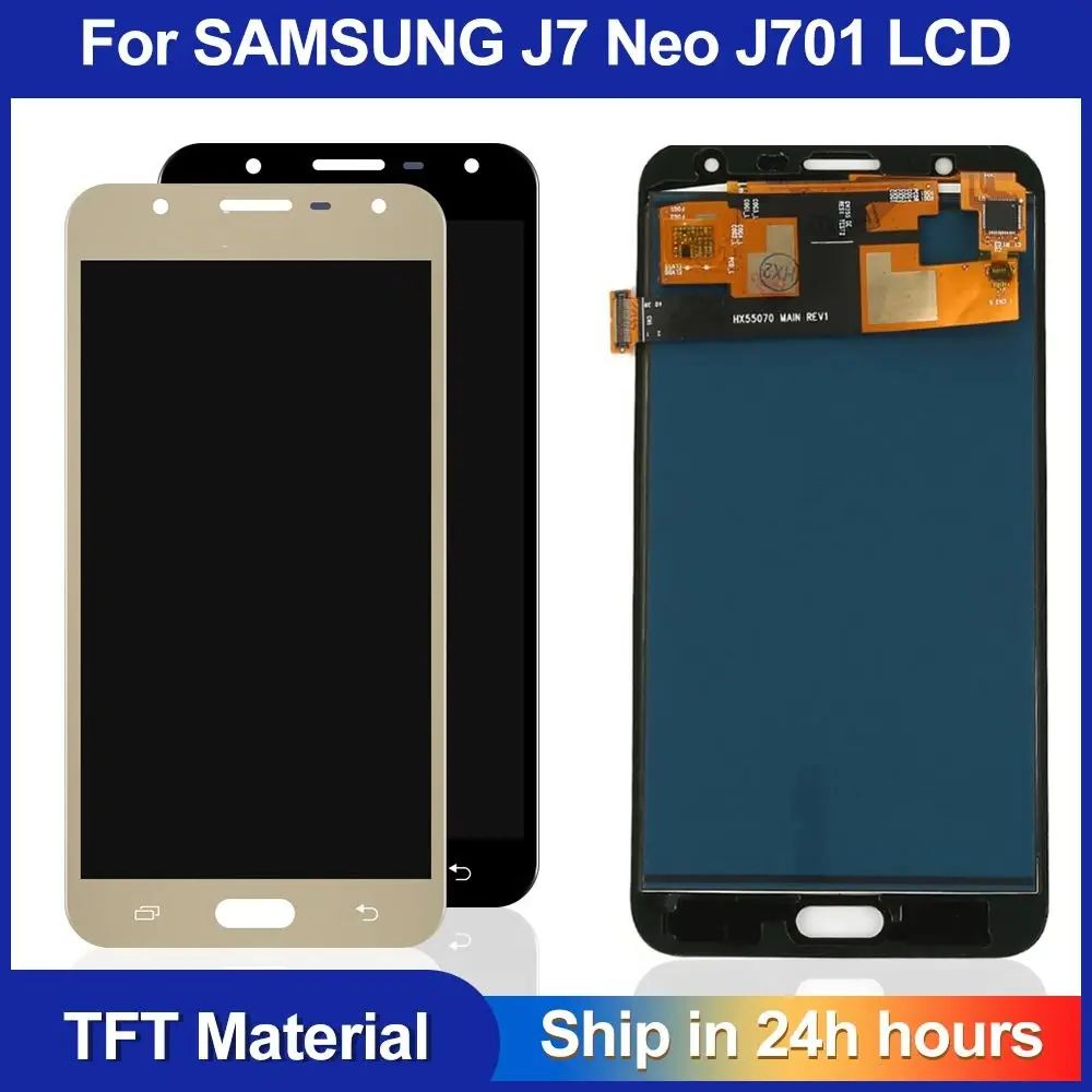 Clearance sale NEW LCD For Samsung Galaxy J7 neo J701 J701F J701M lcd display Touch Screen Digitizer Assembly Replacement for J701 Screen