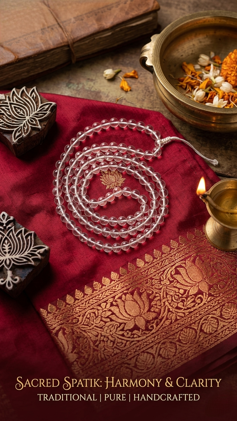 Sphatik / Crystal Beads Mala