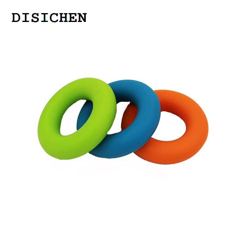 DISICHEN Luxury 1~10PCS Hand Grip Strengthener and Finger Stretcher Silicone Finger Gripper Strength Trainer Ring Forearm Exercise Gym Fitness