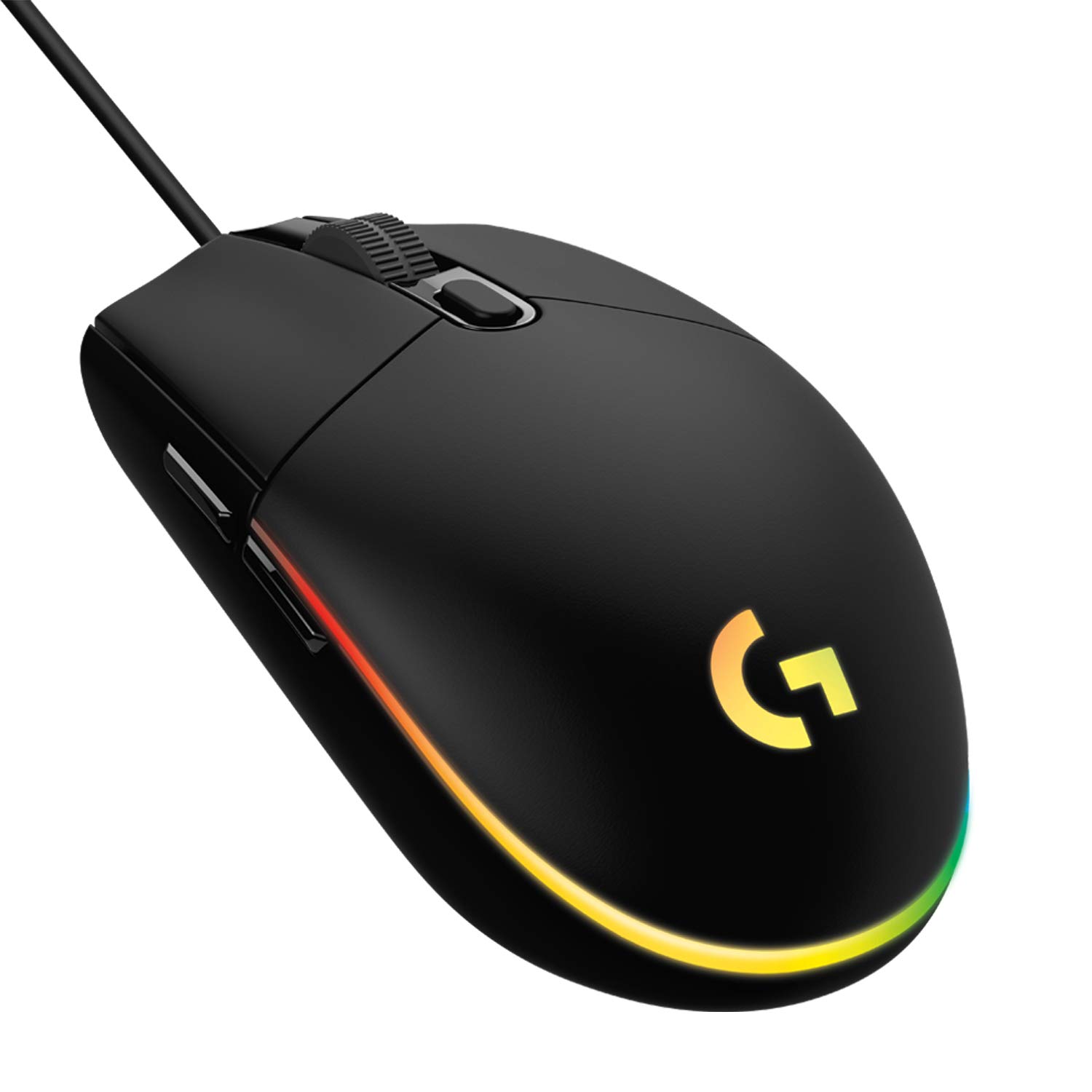 G101 Wired Gaming Mouse, 8,000 DPI, Rainbow Optical Effect LIGHTSYNC RGB