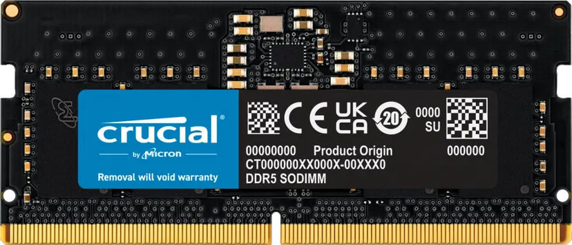 Crucial RAM 8GB DDR5 5600MHz Laptop RAM