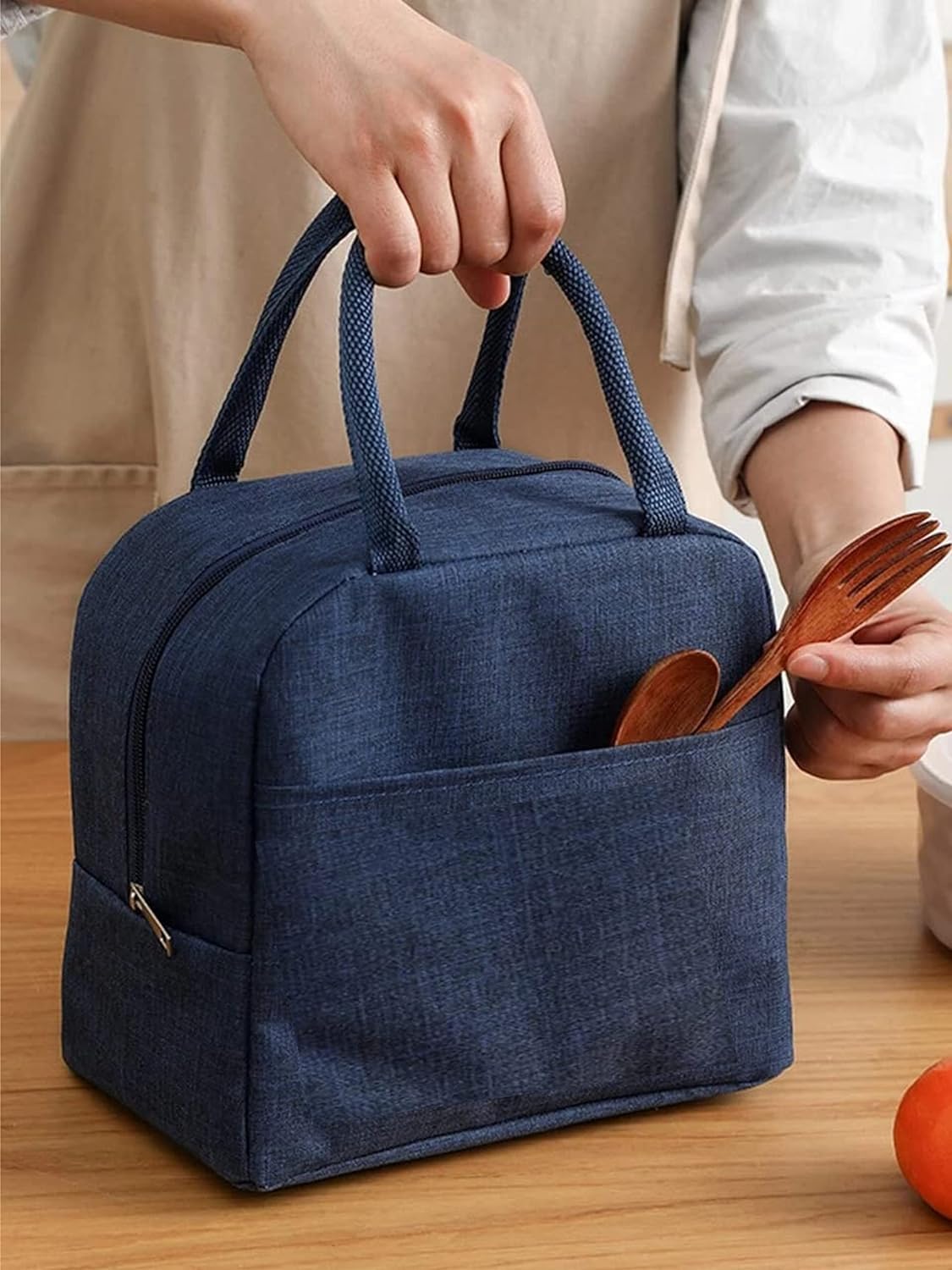 Lunch Bag with Insulated Material for Women, Man, Office, School, College, Beach, Picnic, Fishing, Hiking Travel