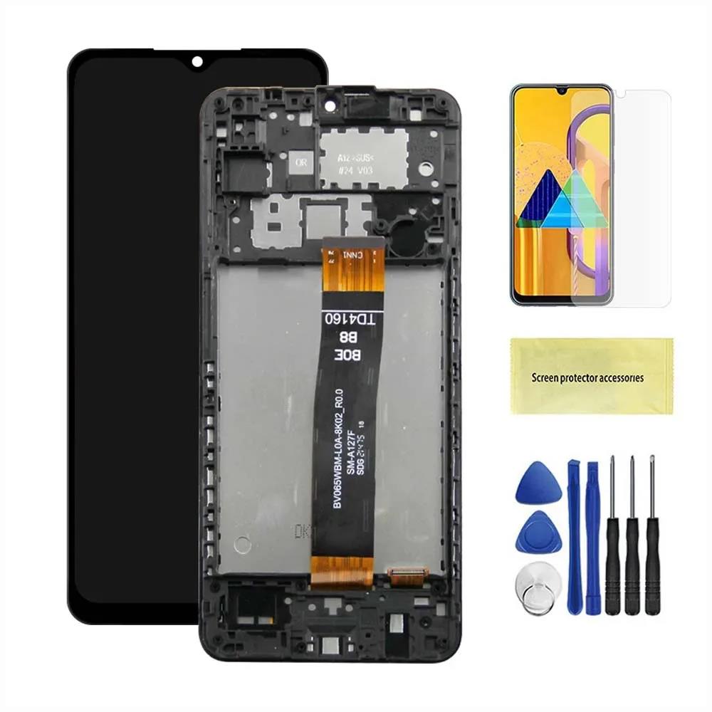 Clearance sale 6.5'' High Quality For Samsung A12 Nacho LCD A127F A127M A127U LCD Display Touch Screen Digitizer Assembly For Samsung A127 LCD