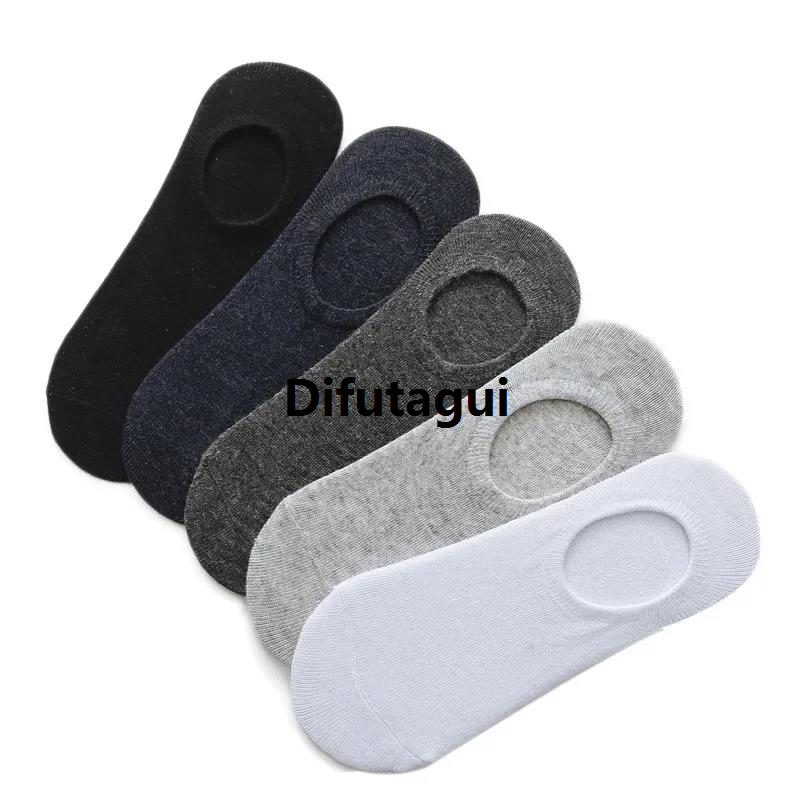 Difutagui Socks Boat Socks Men's Double 10/Double 5 Non Slip Silicone Hot 2025 Selling Invisible Ankle Couple Socks NBA Socks Basketball
