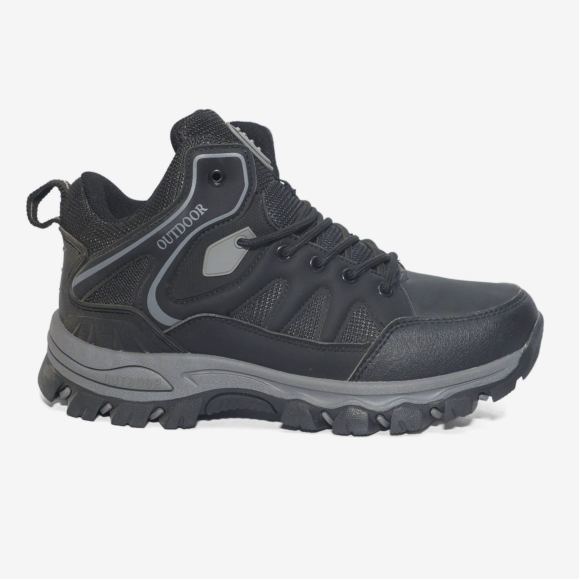 Black Trekking Shoes For Men