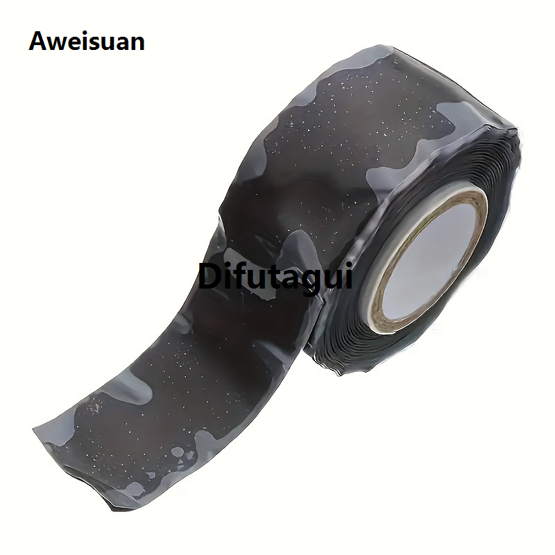 Difutagui 1Pc Quick Fix Silicone Sealing Tape - Clear, Self-Melting Luxury and Waterproof for Outdoor Emergency Pipe Repairs