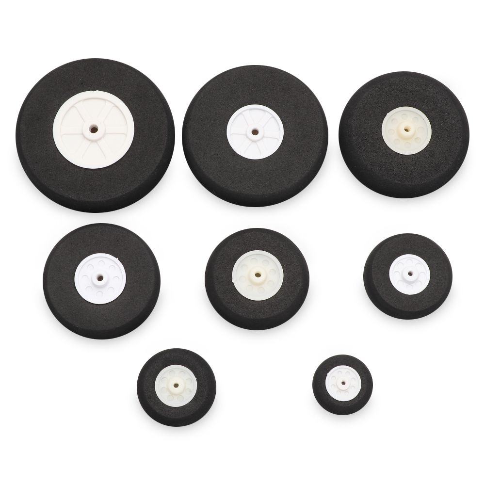 Wholesale EVA Sponge Accessories RC Airplane Replacement Wheel Hub Plane Parts Tail Wheels