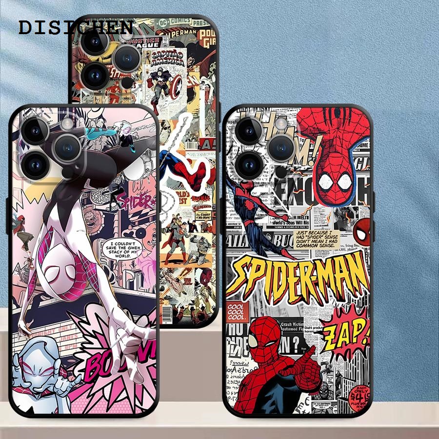 DISICHEN New style Draw Cute Gwen Softshell Spider-Man Man Pro 8a 7 Pro XL 9a 9 Pro for Google Pixel 7a 6 Pro 6a 8
