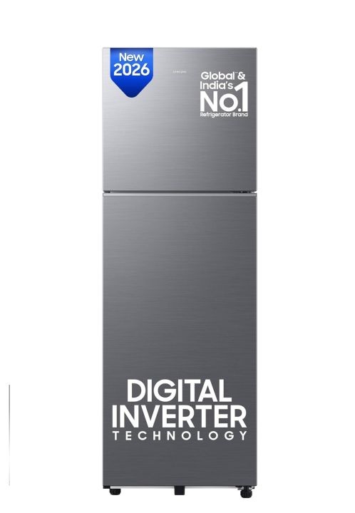 Samsung 275L,Digital Inverter Frost Free Double Door Refrigerator (RT40H30WNPIN, Matt Doi Metal, 2026 Model)