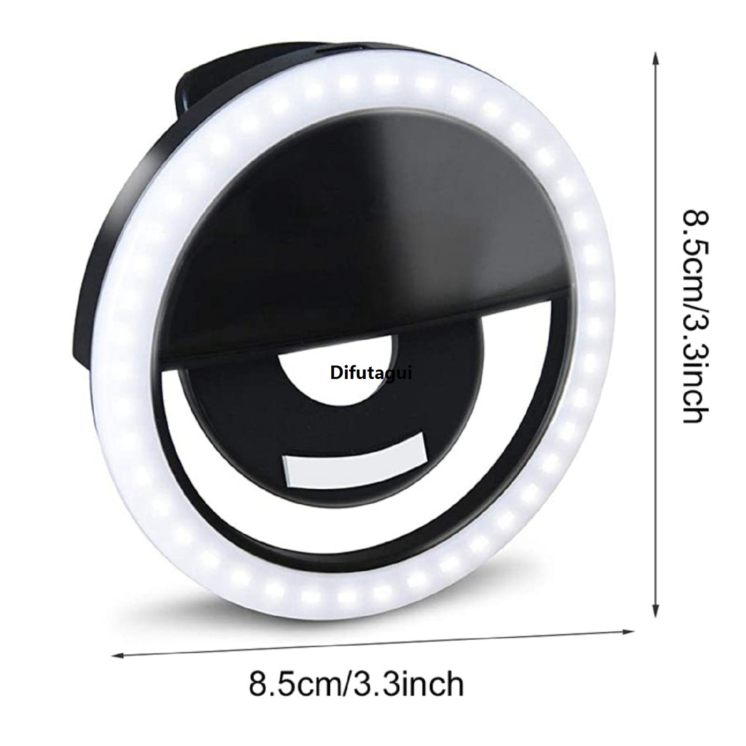 Difutagui SSD Studio TokTik Tuber Selfie Brightness Species, Selfie Fashion Affordable Portable Rechargeable Mobile Ring Light Strip 3 Charm for You