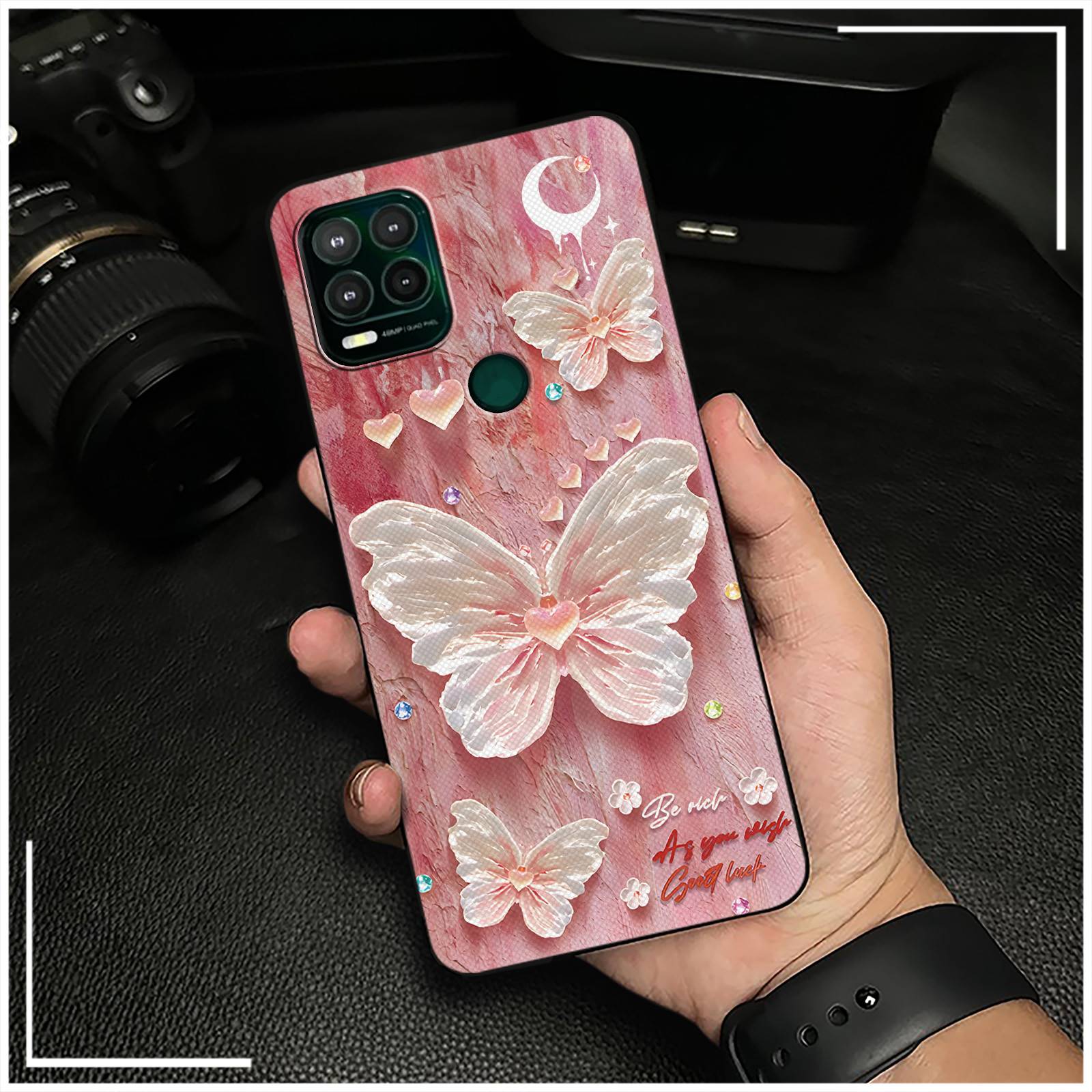 Silicone Full wrap Phone Case For Moto G Stylus 5G flower Cartoon Phone Pouch Soft case Durable Oil Painting Graffiti