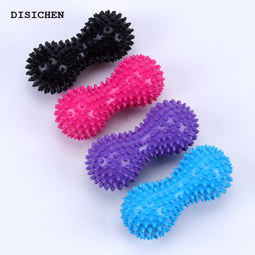 DISICHEN Luxury 1PC Peanut Massage Ball SHedgehog Sensory Training Grip Ball Muscle Pain Stress Sensory Ball Foot Muscle Massager