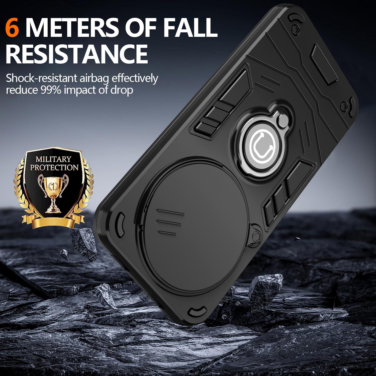 For OnePlus Nord 3 5G Shockproof Armor Magnetic KickStand Ring Case Cover