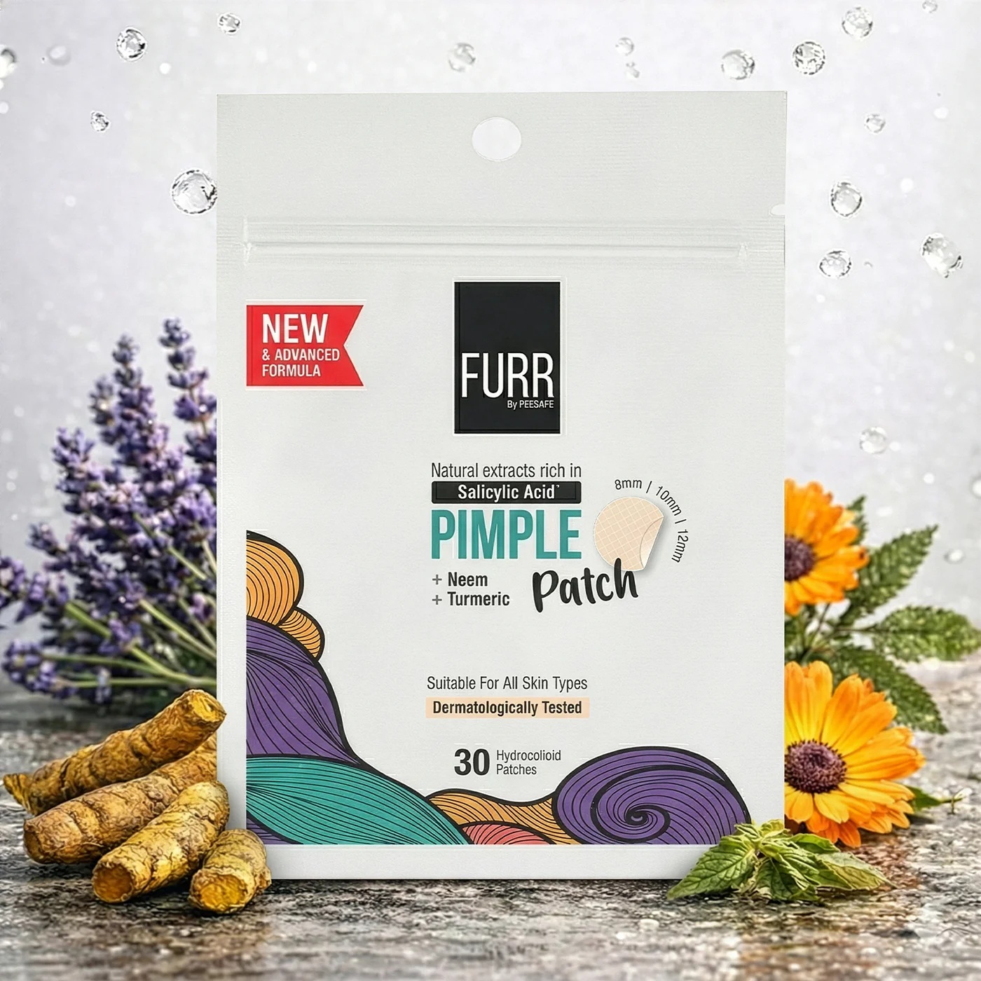FURR By Pee Safe Acne Relief Patches (30 patches)