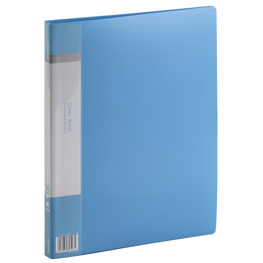 Comix Blue Clear File FS - 40 Pocket