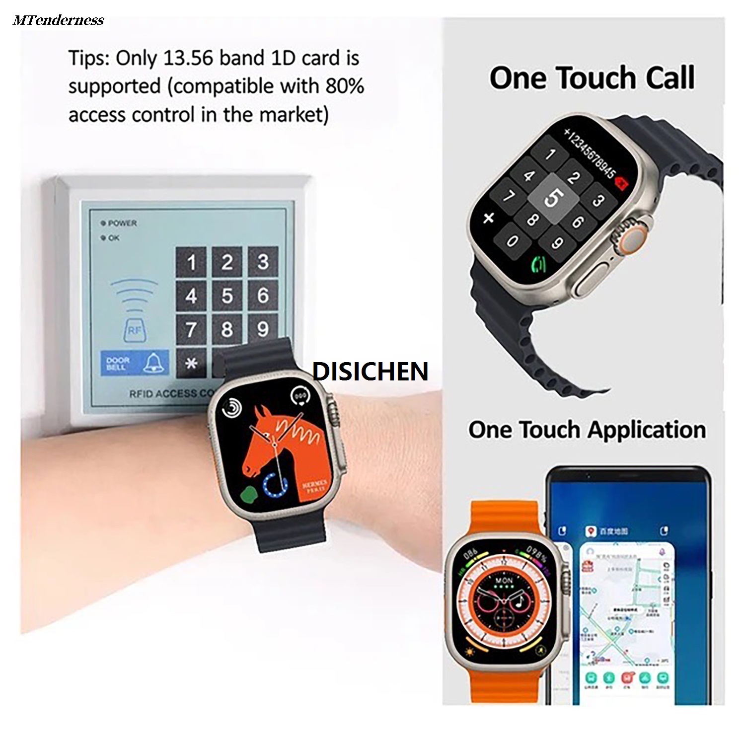 DISICHEN MTenderness Watch Waterproof Heart Rate Tracking Sports Inch 2.01NFC Men's Watch Portable Smart New 2025T10U2 Multi-Mode GPS Device IP67NFC Smart Sports Watch Sales promotion