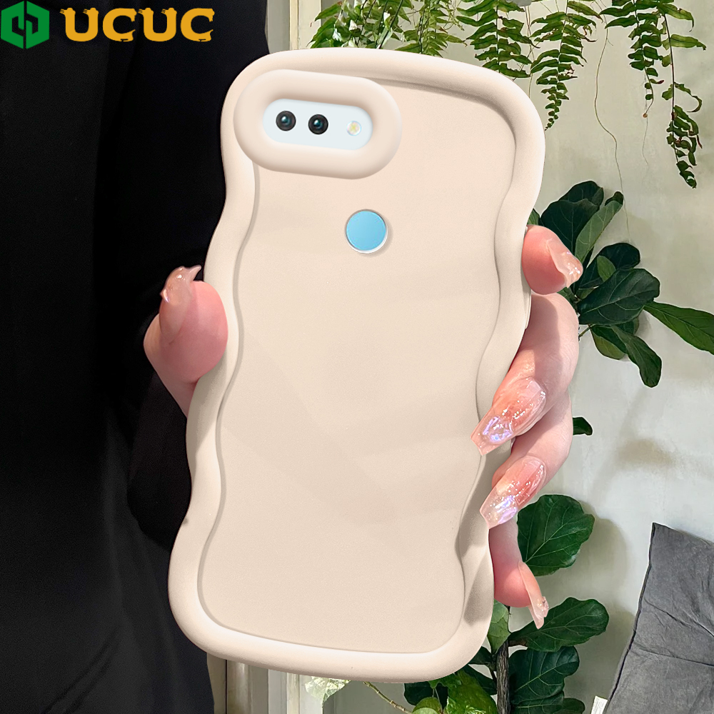 UCUC for Realme C11 2021 C20 C20A Back Cover Creative Candy Color Wave Silicon Phone Protective Case