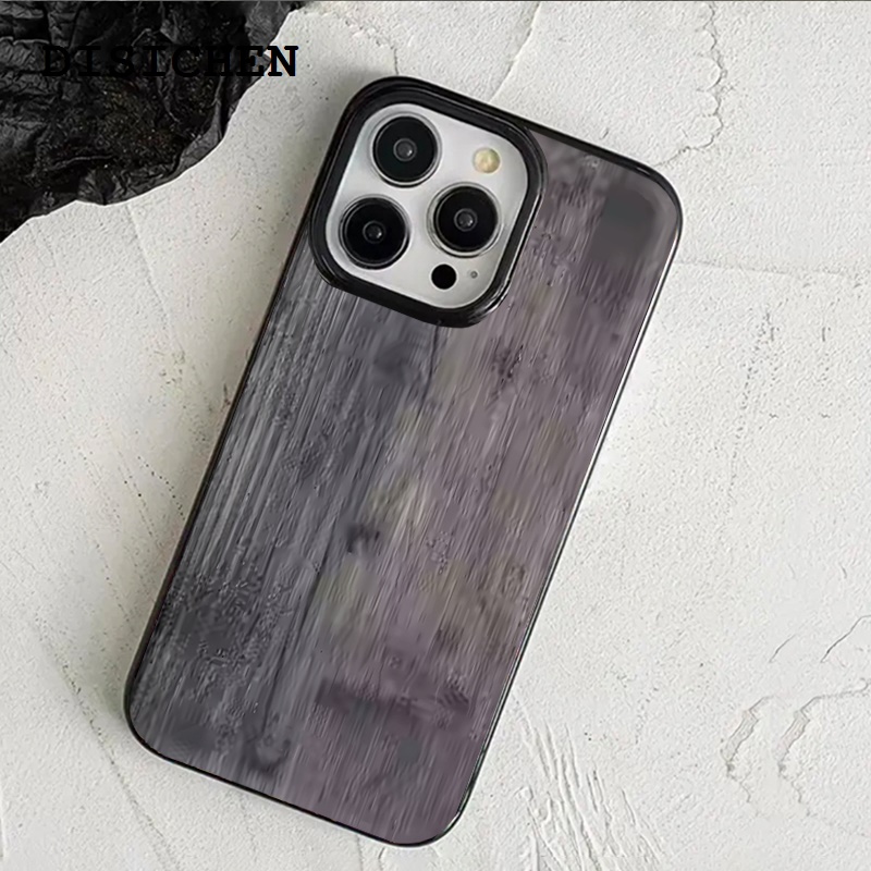 DISICHEN Luxury Spain Creative And Minimalist Wood Phone Case for iPhone 16 Pro 15 14 13 12 11 Promax Plus Luxury High-end Minimalism Back Cover
