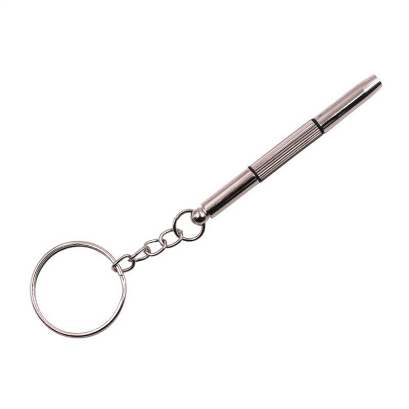 (GGBR) Screwdriver Multi-Function 3 in 1 Three-Purpose Glasses Accessories Repair Tool Portable Multi-Function Screwdriver