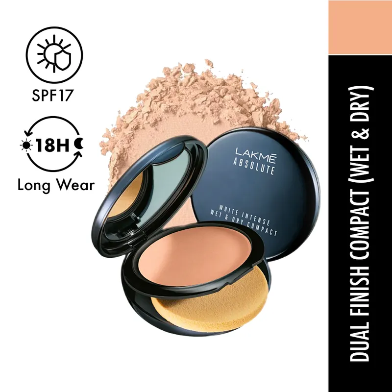 Lakme Absolute White Intense Wet & Dry Compact - 9gm
