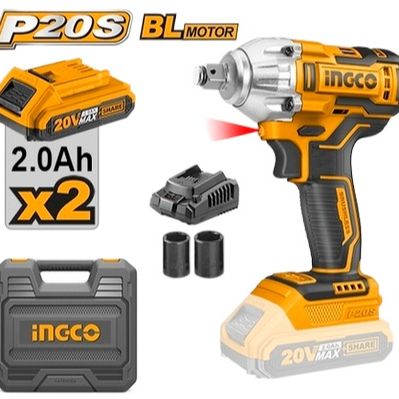 Ingco New 20V Cordless Impact Wrench Brushless CIWLI2038