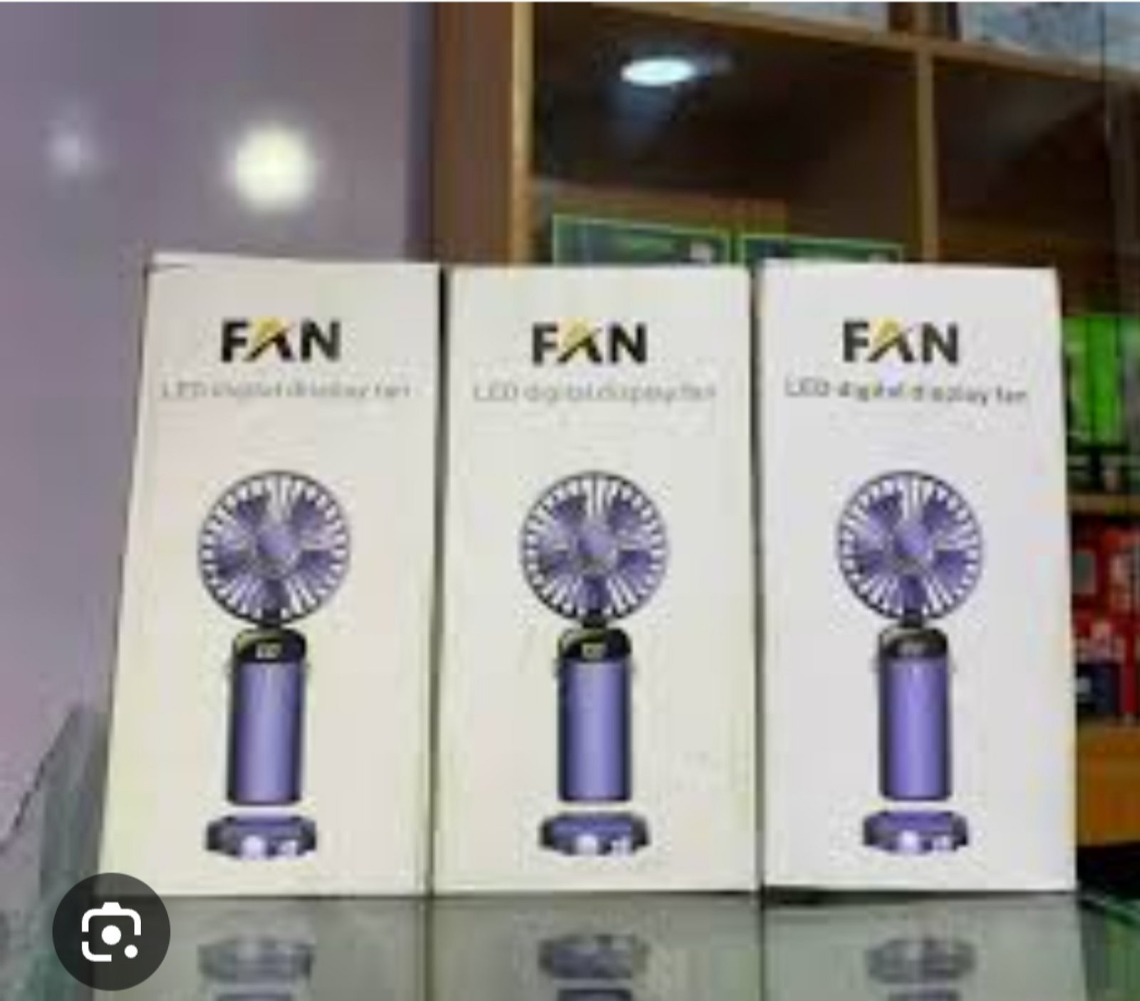 Portable Handheld Personal Rechargeable Fan LED Digital Display 90°Adjustable 4000mAh Rechargeable Fan 3-4 Hour, 5 Speed Wind Mini Aromatherapy Fan for Office Room Table Outdoor Travel