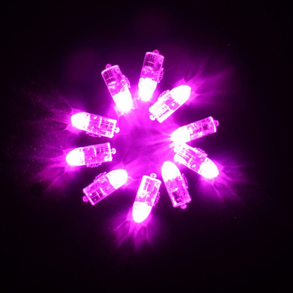6pcs Party Supplies Mini LED Lamps Luminous Small Flash Balloon Light Portable Colorful LED Flash Luminous Lamp Bar