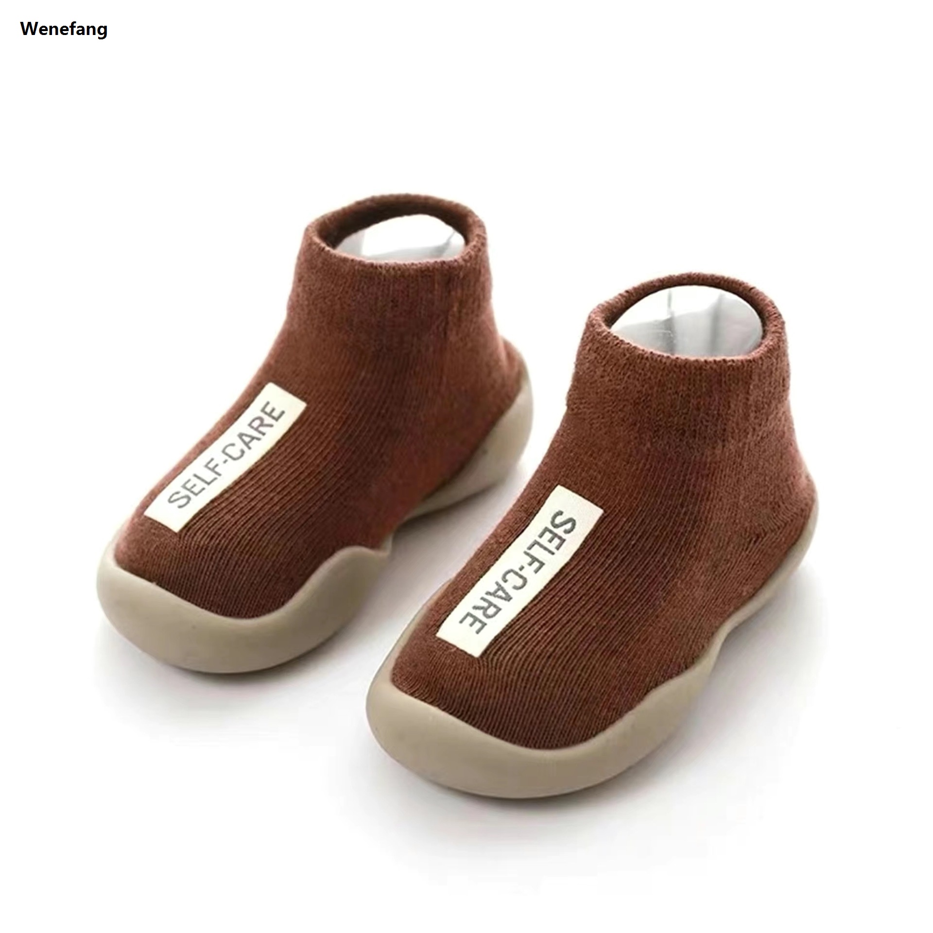 Wenefang Children's boots velvet non-slip baby girl shoes month cute plus swan 2 18 baby 【2025 Version】 shoes newborn 6 9 1 2 3 4 years old knitted toddler boys shoes spring children