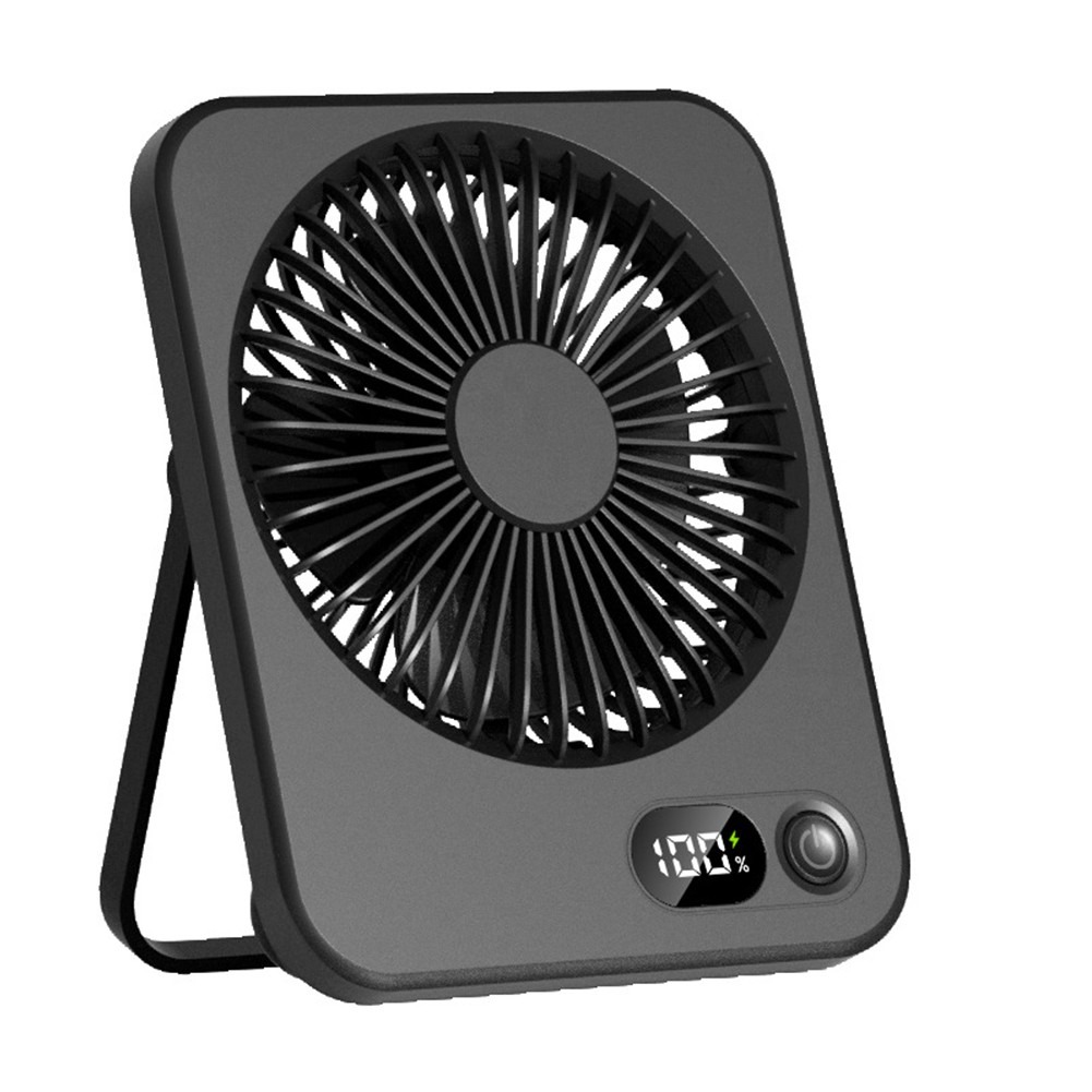 Efficient Cordless Desktop & Hanging Fan - 180° Adjustable Air Circulator - 5-Speed Ultra-Thin Portable Cooling Fan - High Capacity Rechargeable Battery Fan for Home, Office & Travel