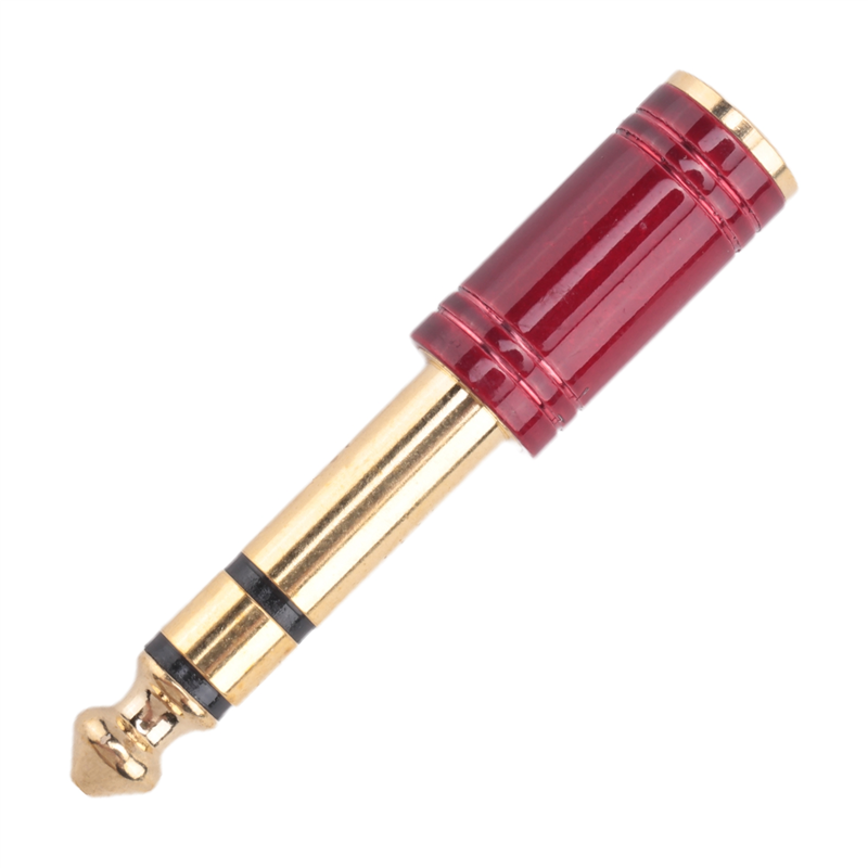 Sojhoop 6.5mm 6.35mm 1/4inch Male to 3.5mm 1/8inch Female Jack Stereo Headphone AUX Cable Audio Adapter Plug For Guitar Plug Amplifier Jack Mix Earphones Speaker Handset MIC
