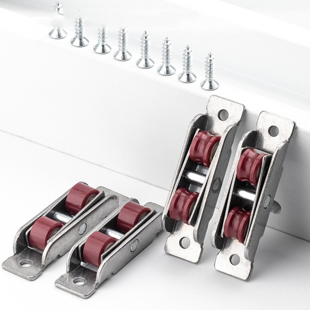 New Sliding Door Fittings Door Sliding Roller Stainless Steel 80 Type Window Pulley Nylon Silent Slot Wheel
