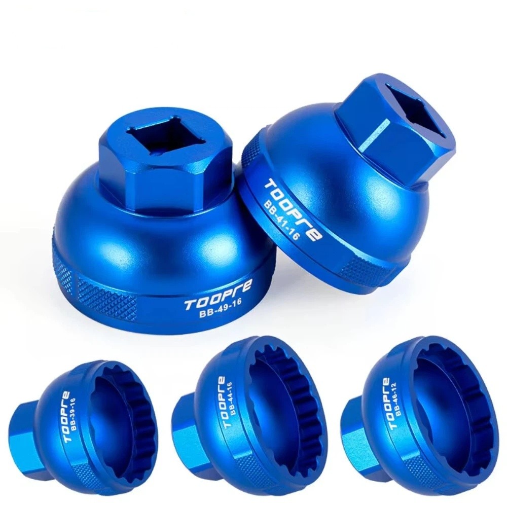 New Integral Thread Bike Disc Brake Centerlock Lockring Tool Install Remover 5 in 1 Bicycle Bottom Bracket Sleeve Tool Durable Bottom Bracket Tool Bicycle Maintenance
