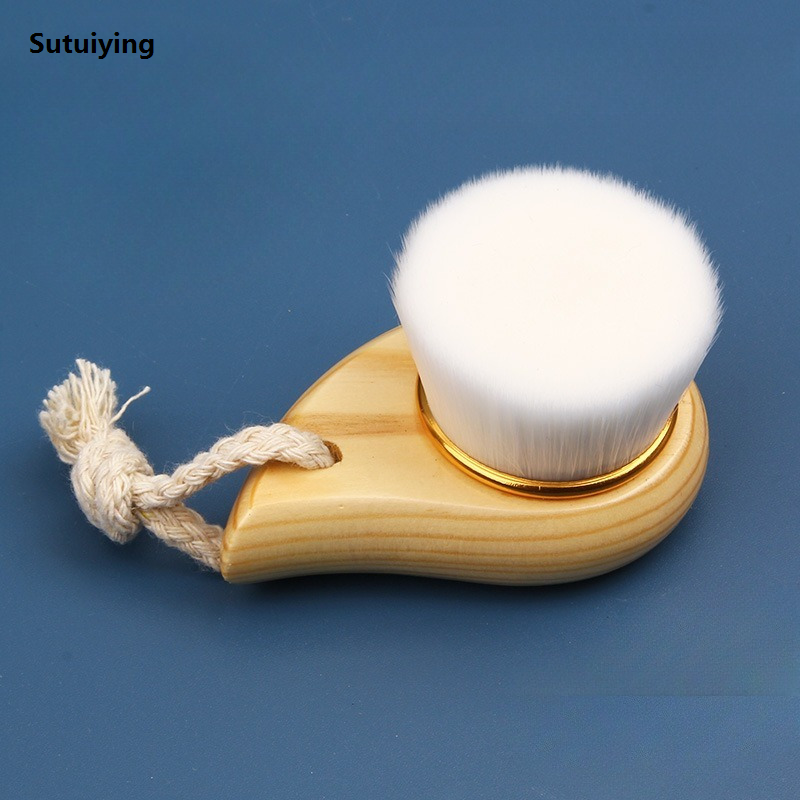 Sutuiying 1pc Wash Face Brush, Soft Bristles, Silicone Facial Cleanser, Fashion Makeup, Cleanse, Deep Cleanse of Facial Pores and Dirt