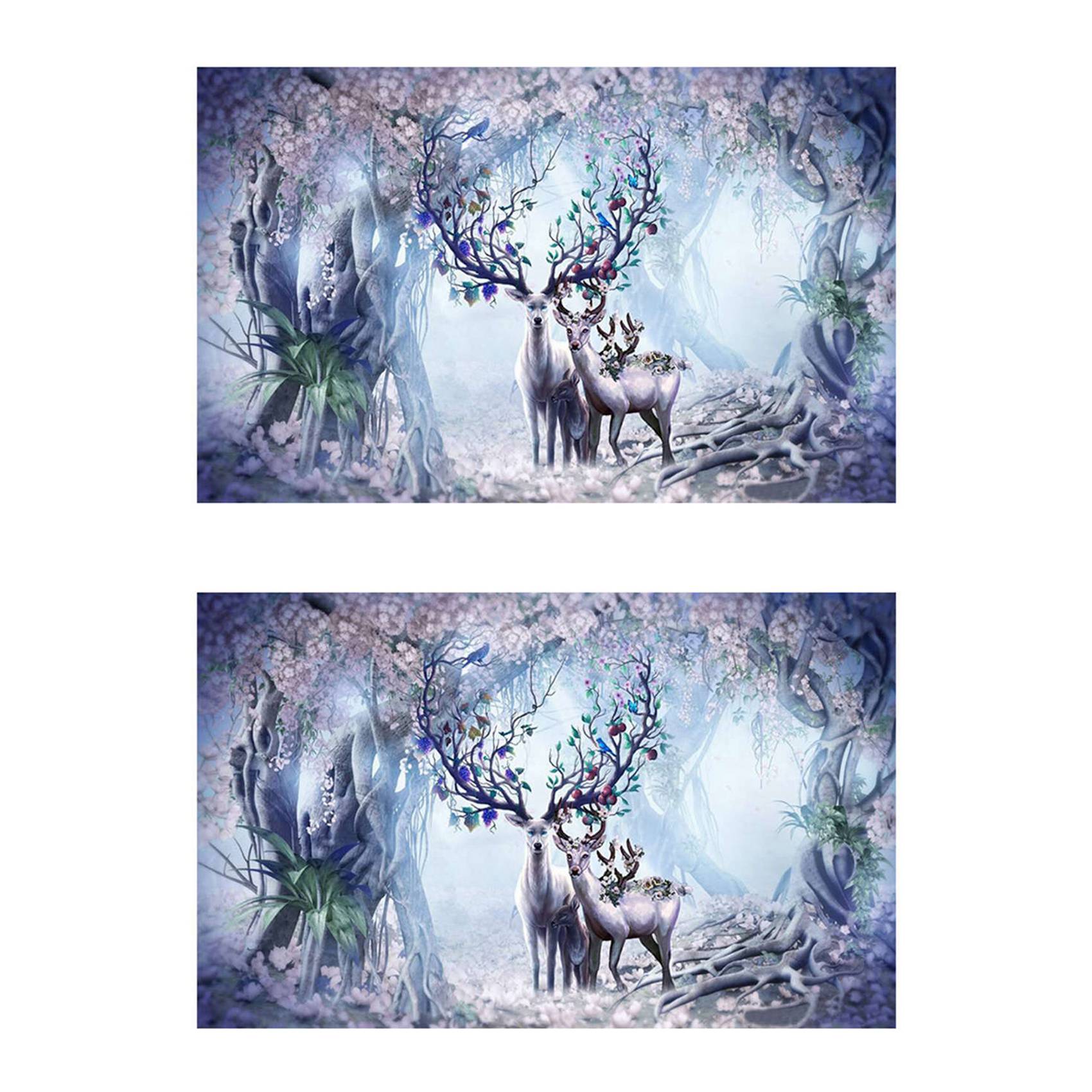 JINMY 2X DIY , Rhinestone Diamond Embroidery Paintings Pictures Arts Craft for Home Wall Decor-- House